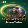 European Roulette - Announced Bets